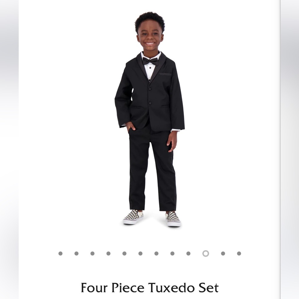 Andy & Evan 2T Four-Piece Tuxedo Suit